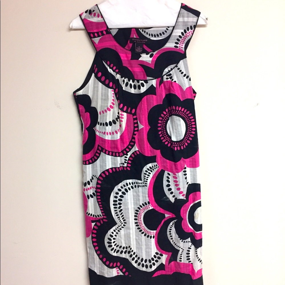 Printed completely lined dress